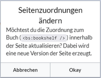 Buchnavigation bestätigen