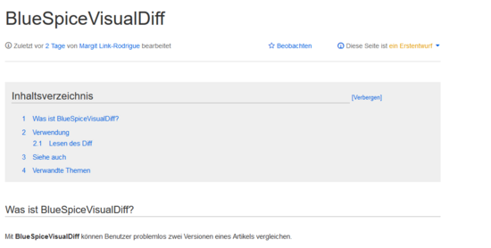 Screenshot Beispiel Inhaltsverzeichnis
