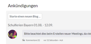 Granulare Blog-Berechtigungen