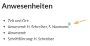 Grüne Flagge neben einer Bearbeitung mit einem Pfeil, der auf die Flagge zeigt