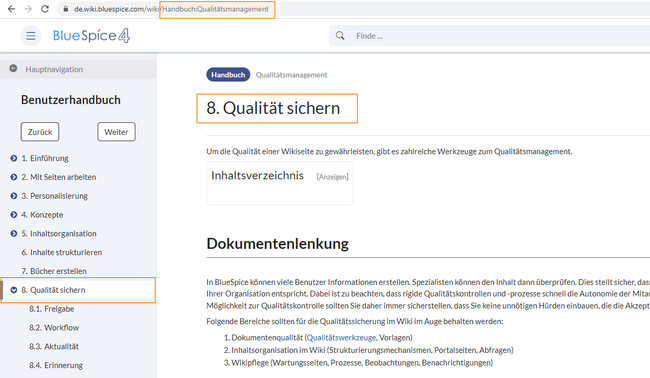 Buchtitel auf Seite anzeigen