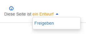 Screenshot von Seiten Freigabe