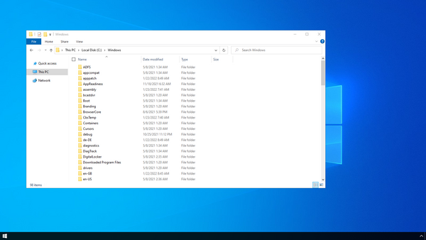 Windows file permissions 01
