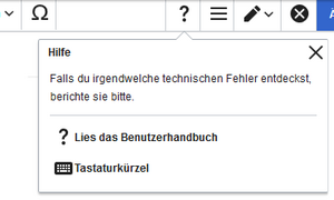 Anpassung des Hilfe-Links