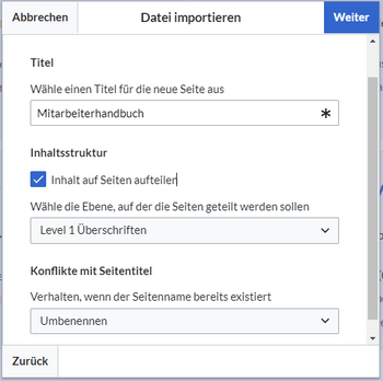 Einstellungen
