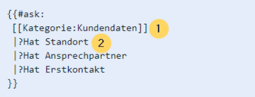 Einfache "ask"-Abfrage