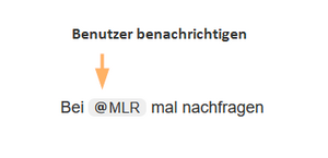 Vorlage für Erwähnungen