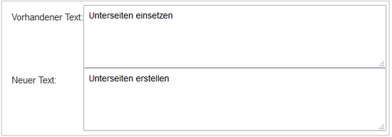 Text ersetzen