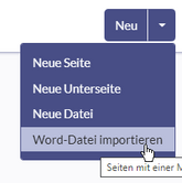 Importieren-Schaltfläche